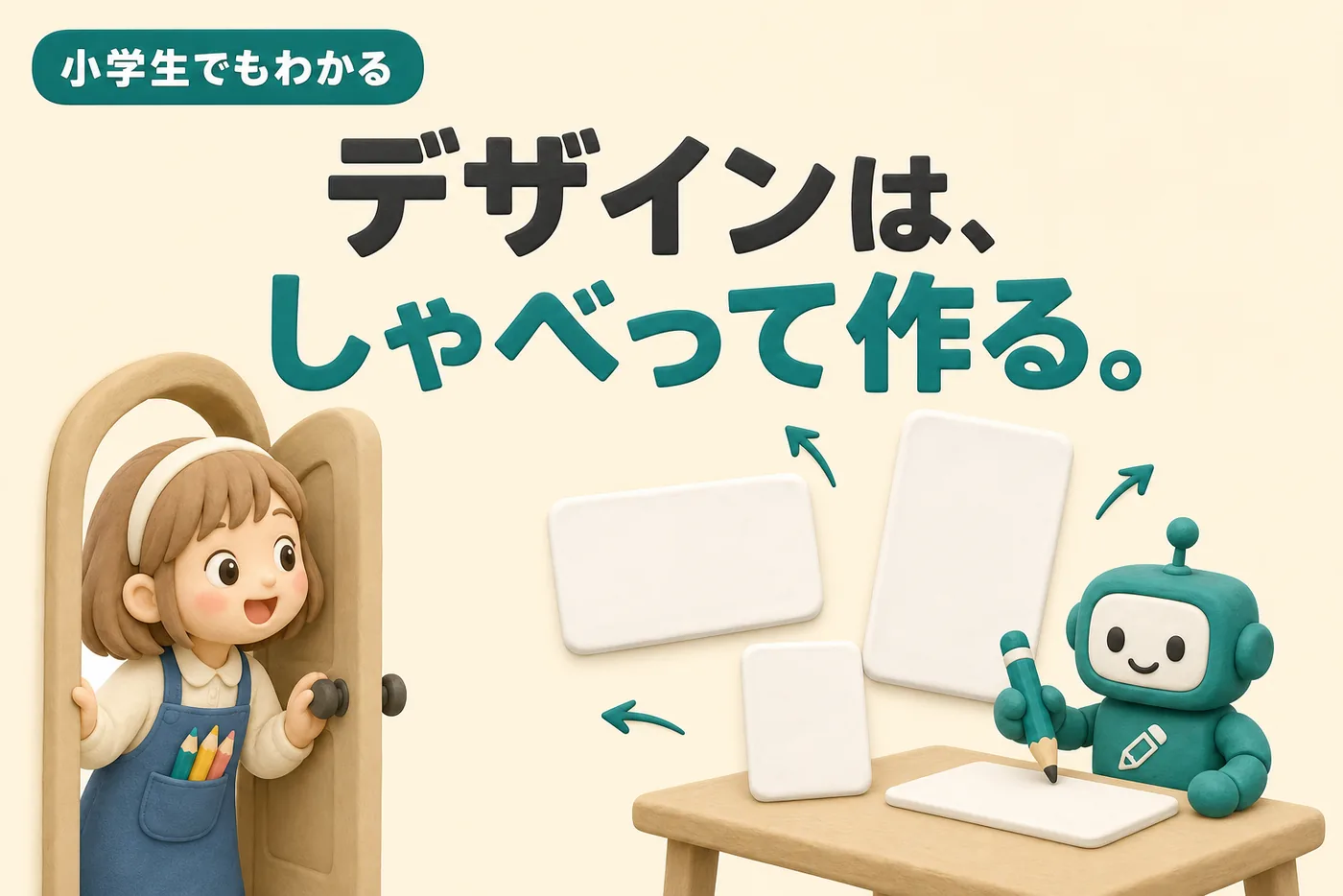 小学生でもわかるClaude Designのイメージ