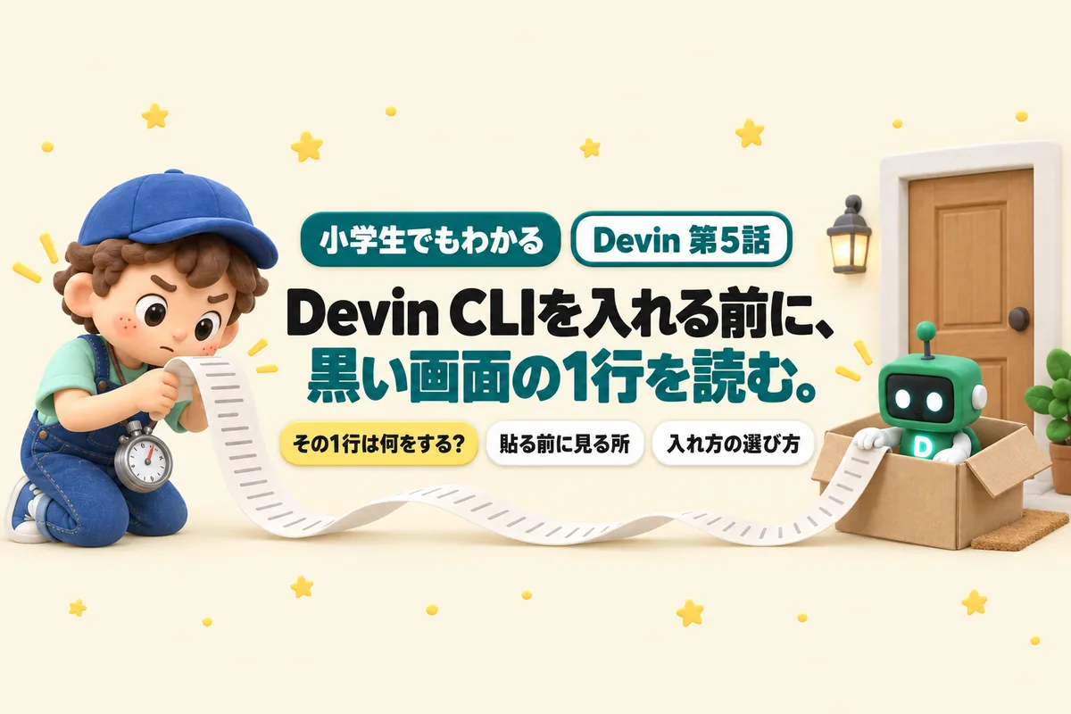Devin CLIのカバー