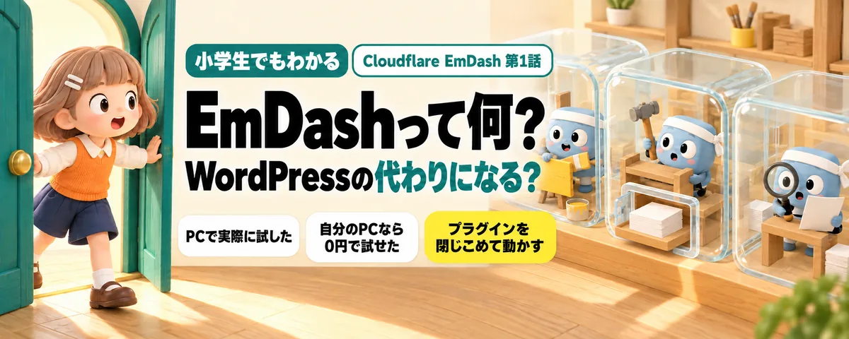EmDash入門のカバー