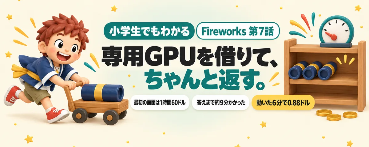専用GPUを借りて返すのカバー