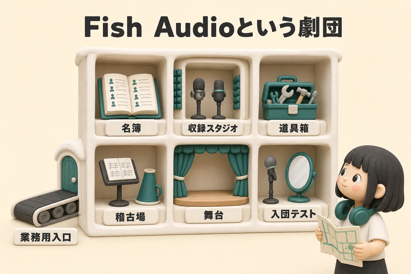 Fish Audioでできることマップ
