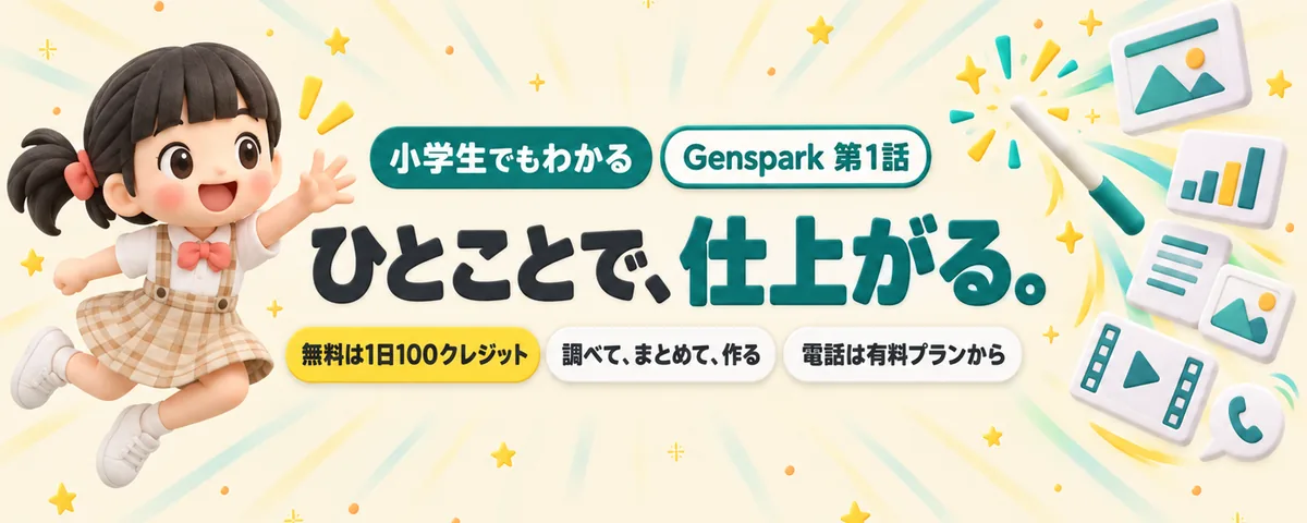 Genspark入門のカバー
