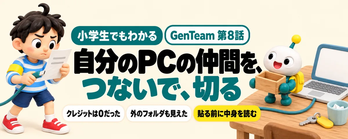 自分のPCをつなぐのカバー