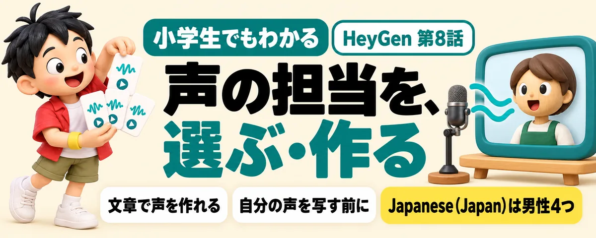 声を選ぶのカバー
