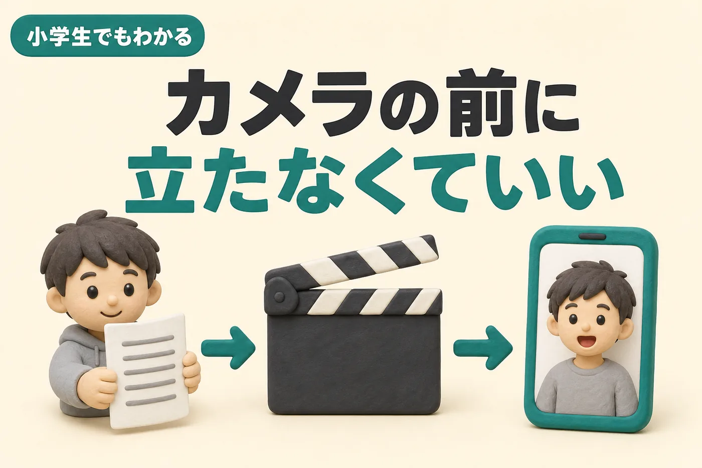小学生でもわかるHeyGenのイメージ