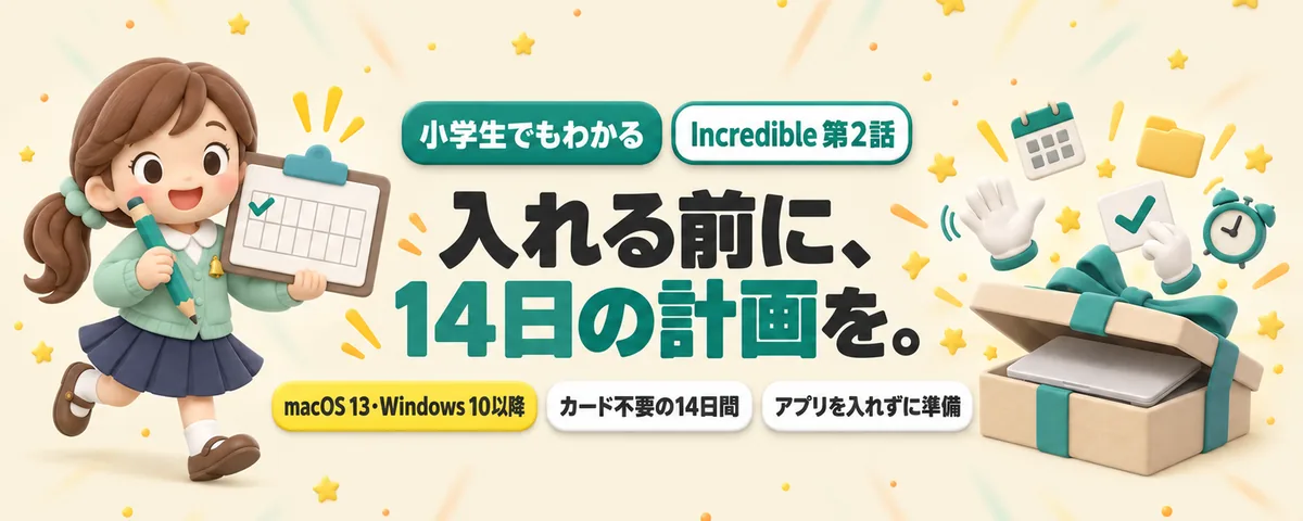入れる前の準備のカバー