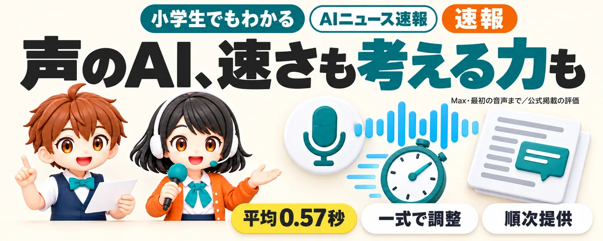 声のAI、速さも考える力も。「Eleven Realtime」発表のカバー