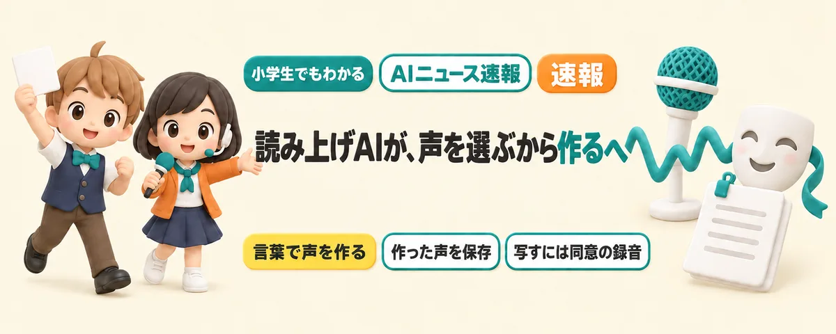Googleの読み上げAIが「声を選ぶ」から「声を作る」へ。Gemini 3.8 TTSのカバー