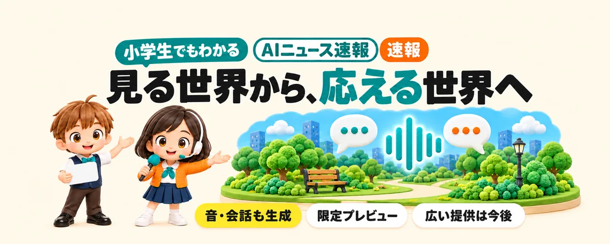 Genie 4、景色も音も応える世界へのカバー