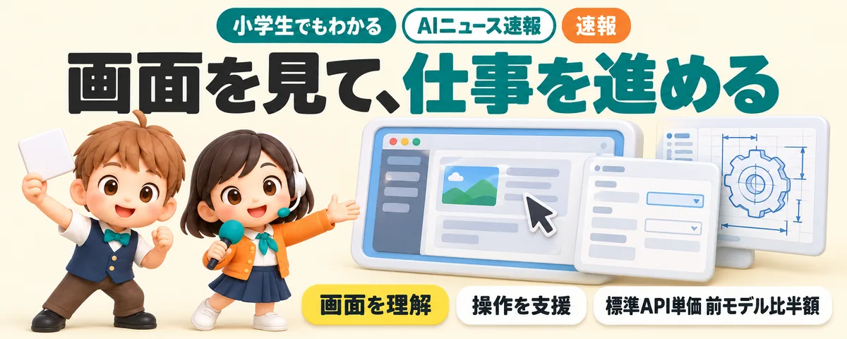 画面を見て働くAIが、もっと身近にのカバー