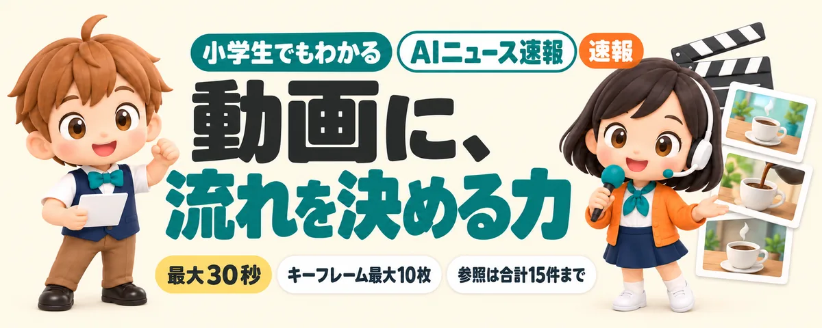 Klingの動画、途中の流れも指定のカバー
