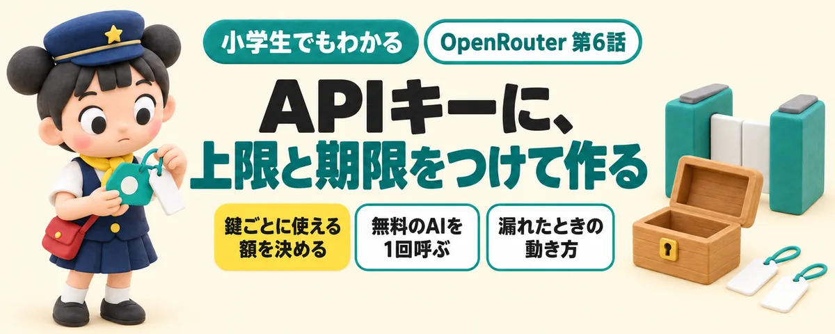 APIキーのカバー