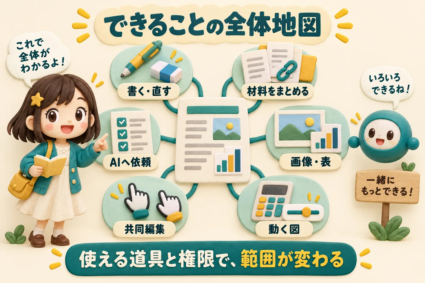 ChatGPT Space / Pagesでできることマップ