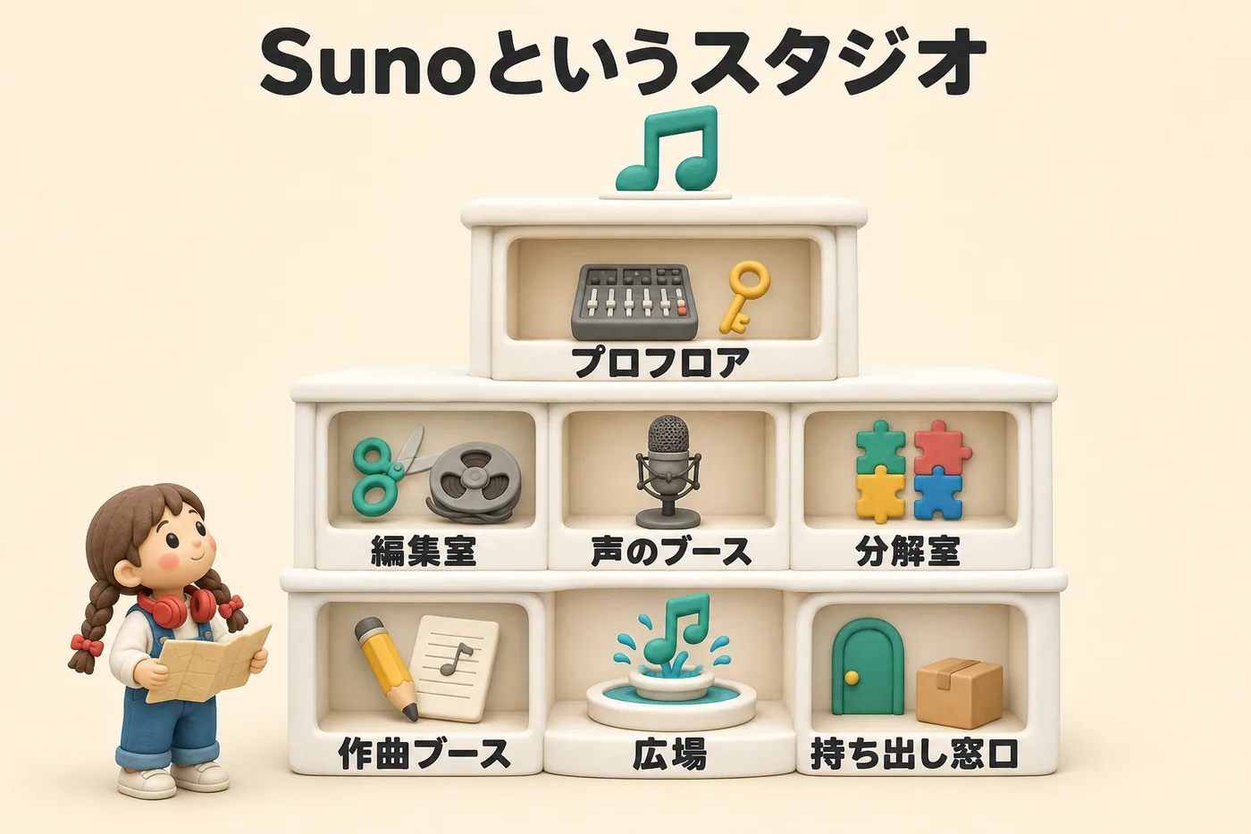 Sunoでできることマップ