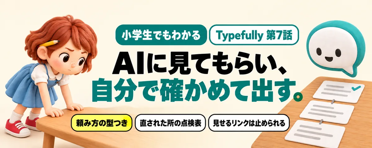 Typefully 第7話 TypefullyのAIに下書きを見てもらう!頼み方・直された所の確かめ方と、見せるリンク