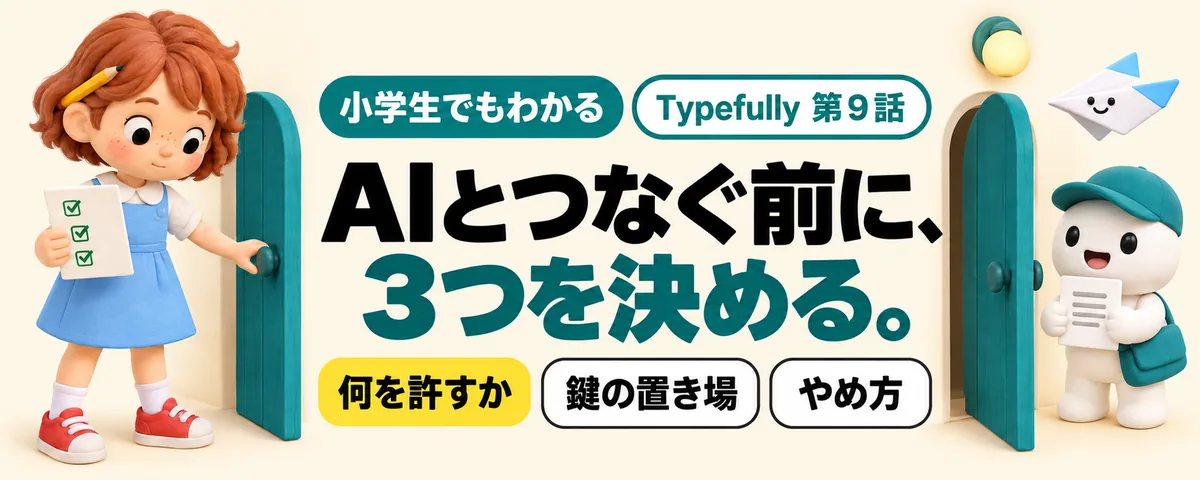 Typefully 第9話 TypefullyをClaudeやChatGPTにつなぐ!つなぐ前に知ること・鍵の扱い・やめ方