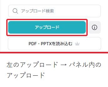 練習用PNGを保存し、アップロードする